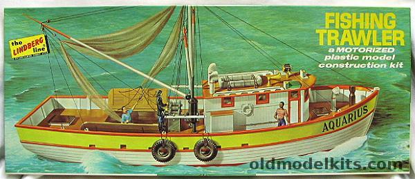 Lindberg 1/84 Fishing Trawler Motorized, 759M plastic model kit